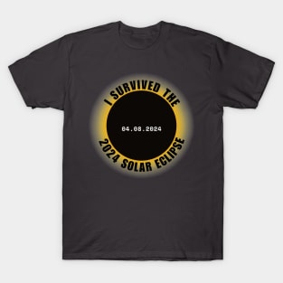 I Survived The 2024 Solar Eclipse T-Shirt